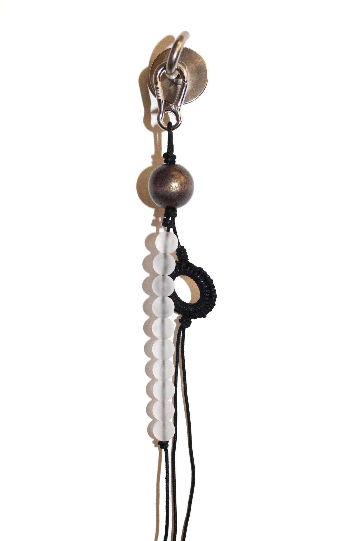 Clear ball charm