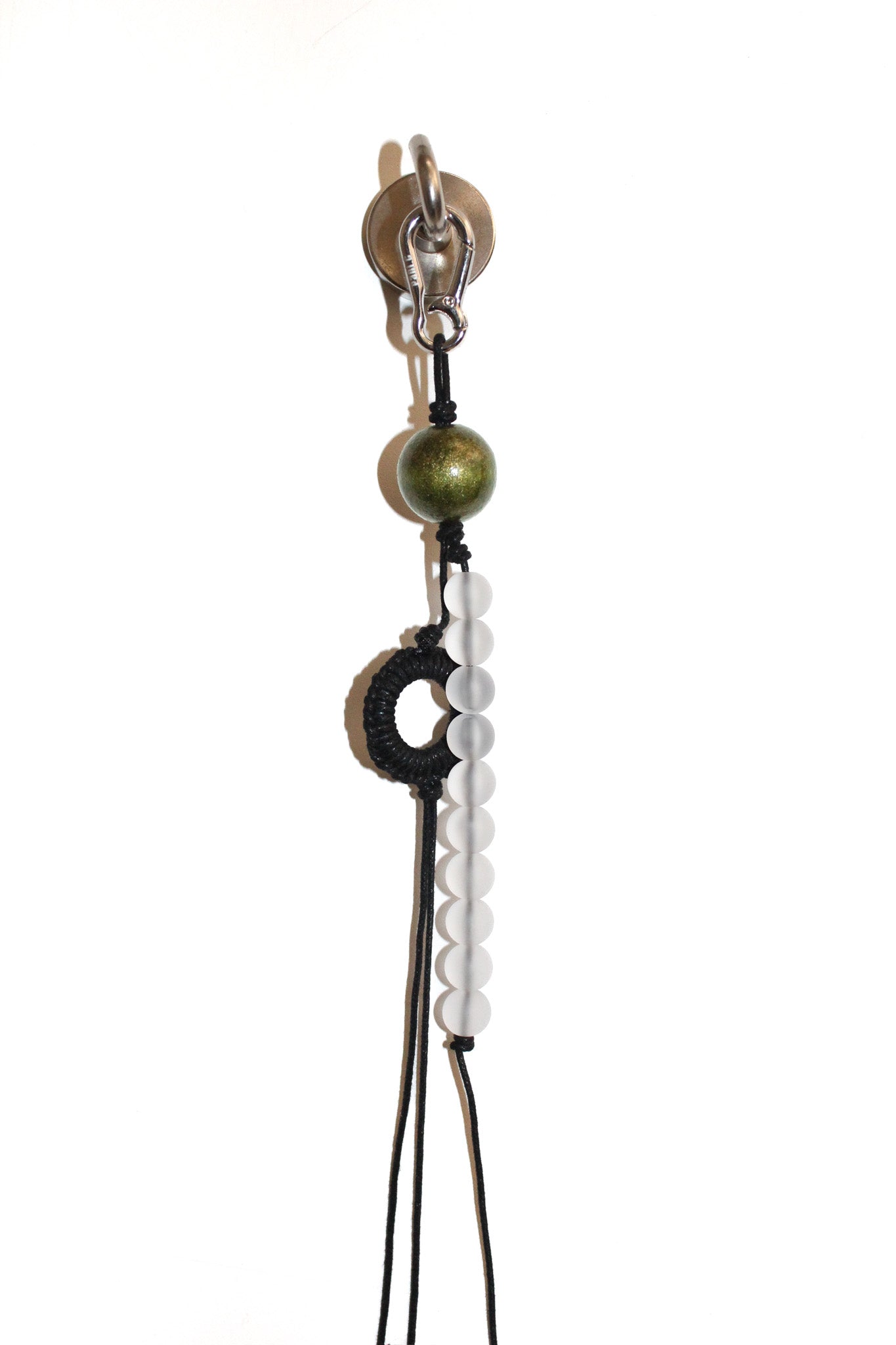 Clear ball charm