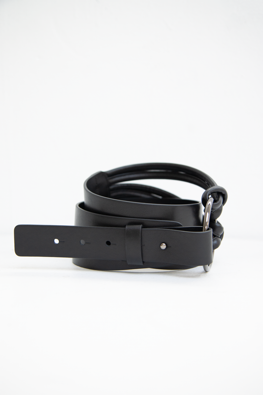 Pani.O leather belt - black