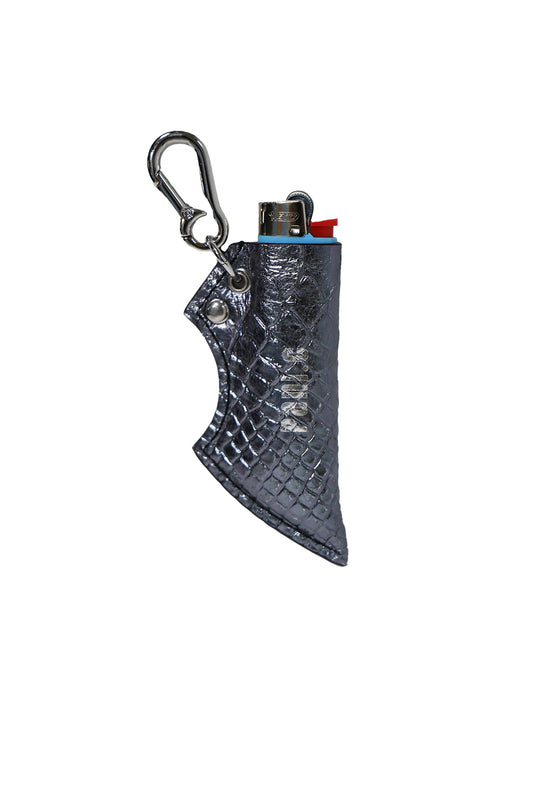 Essential Lighter holder with stone - Metal Black