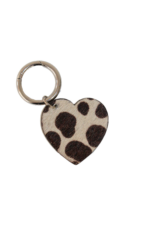 Dalmatian heart charm