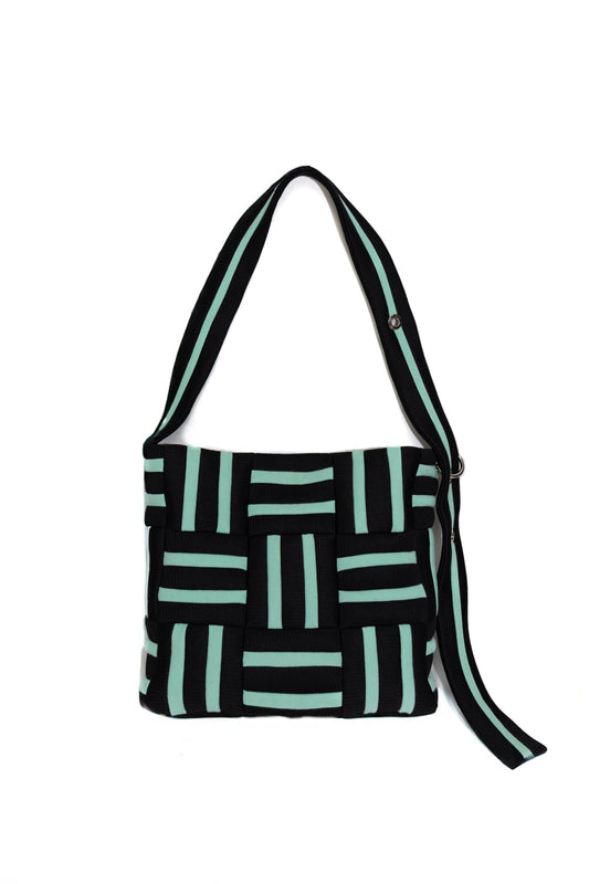 Grid crossbag - Mint