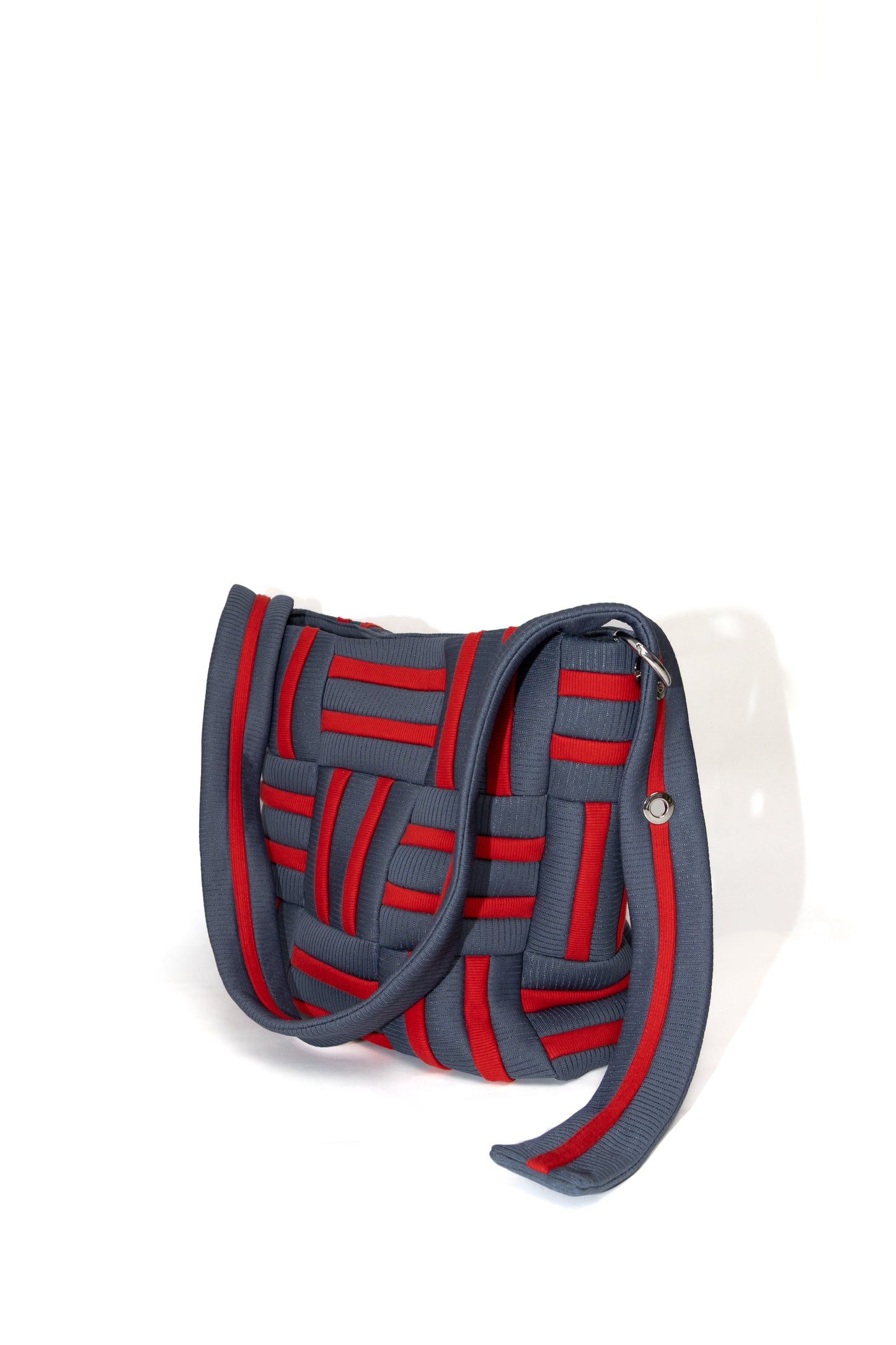 Grid crossbag - Red