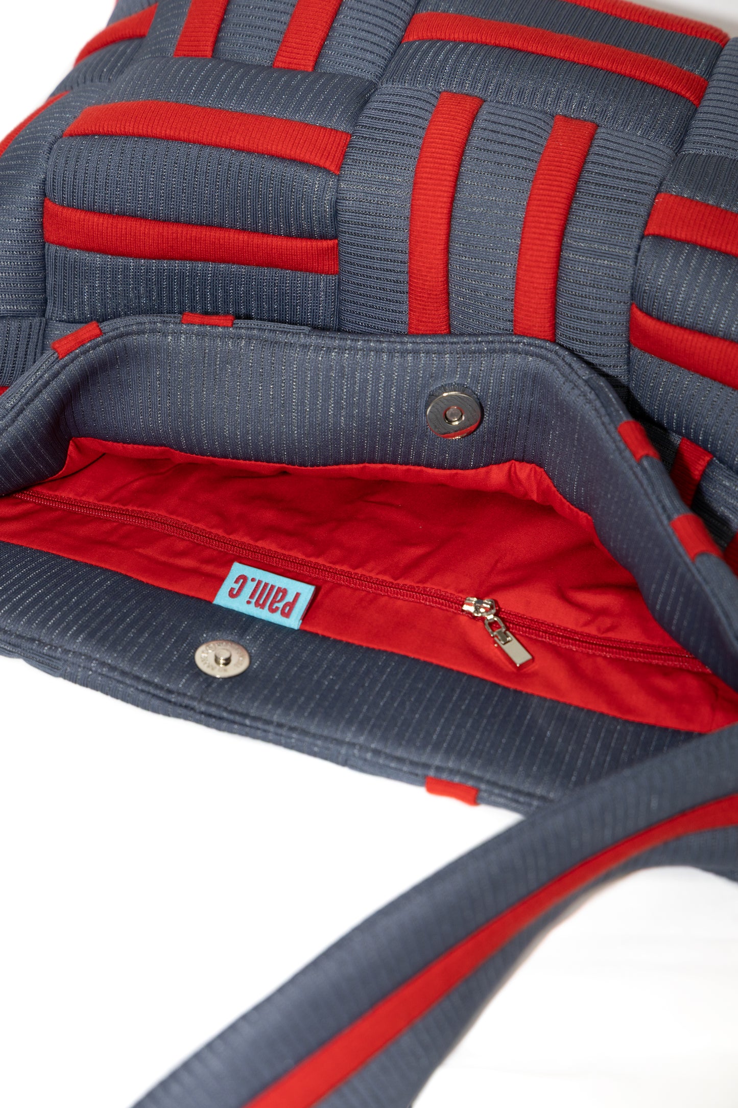 Grid crossbag - Red