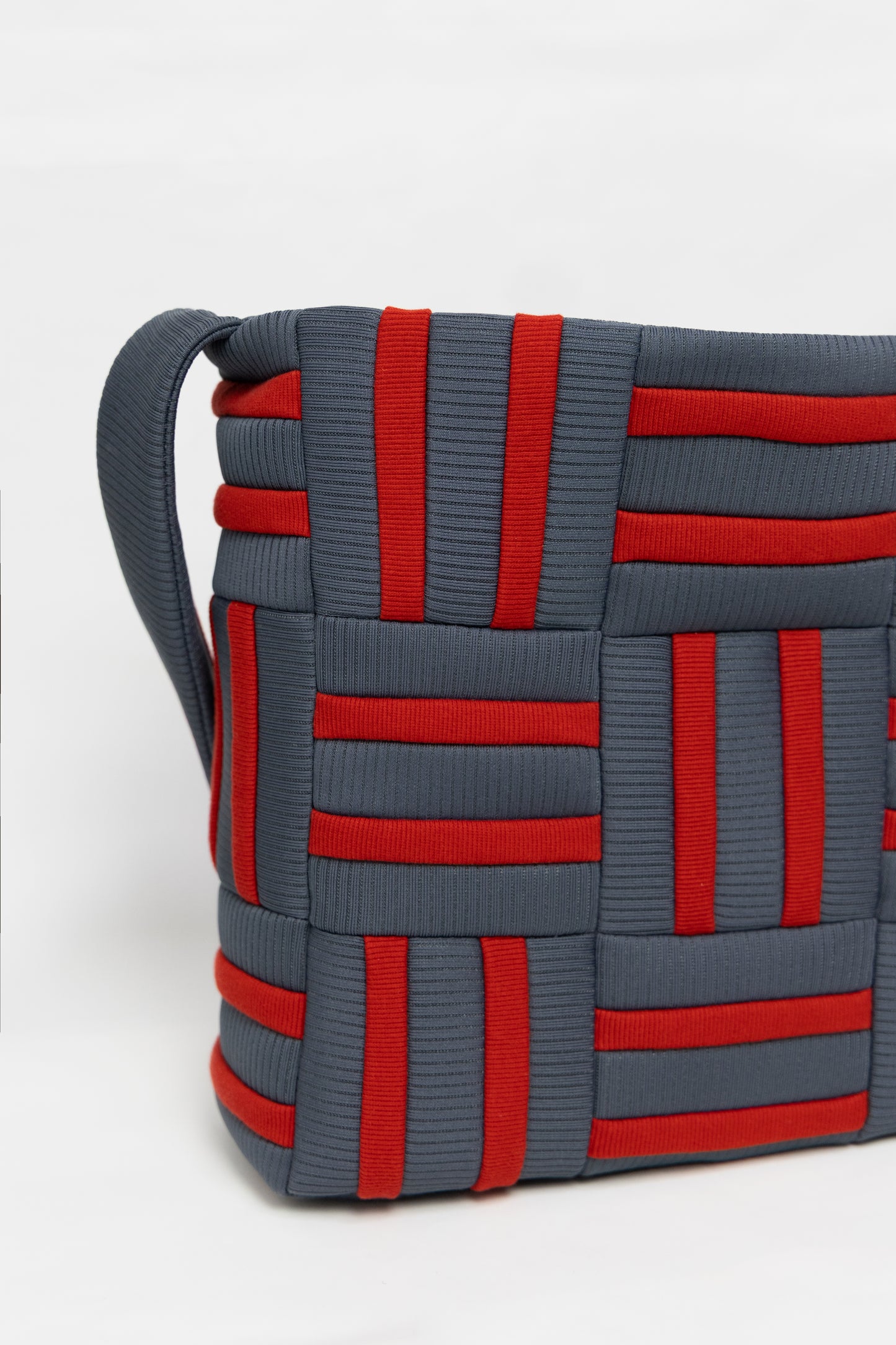 Grid crossbag - Red