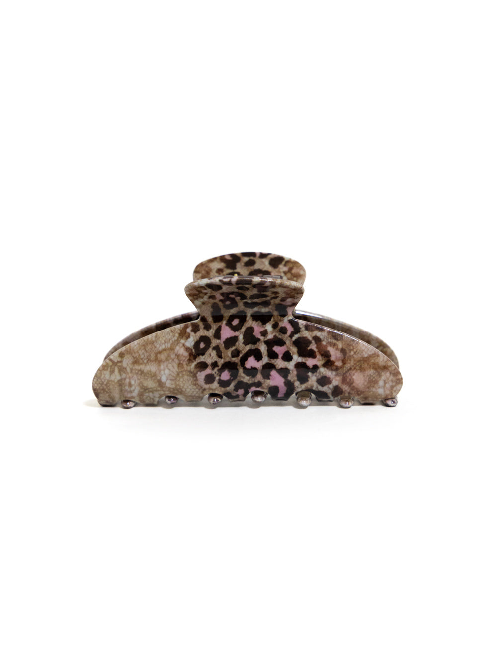 Vintage Leopard Claw clip - Sky Blue