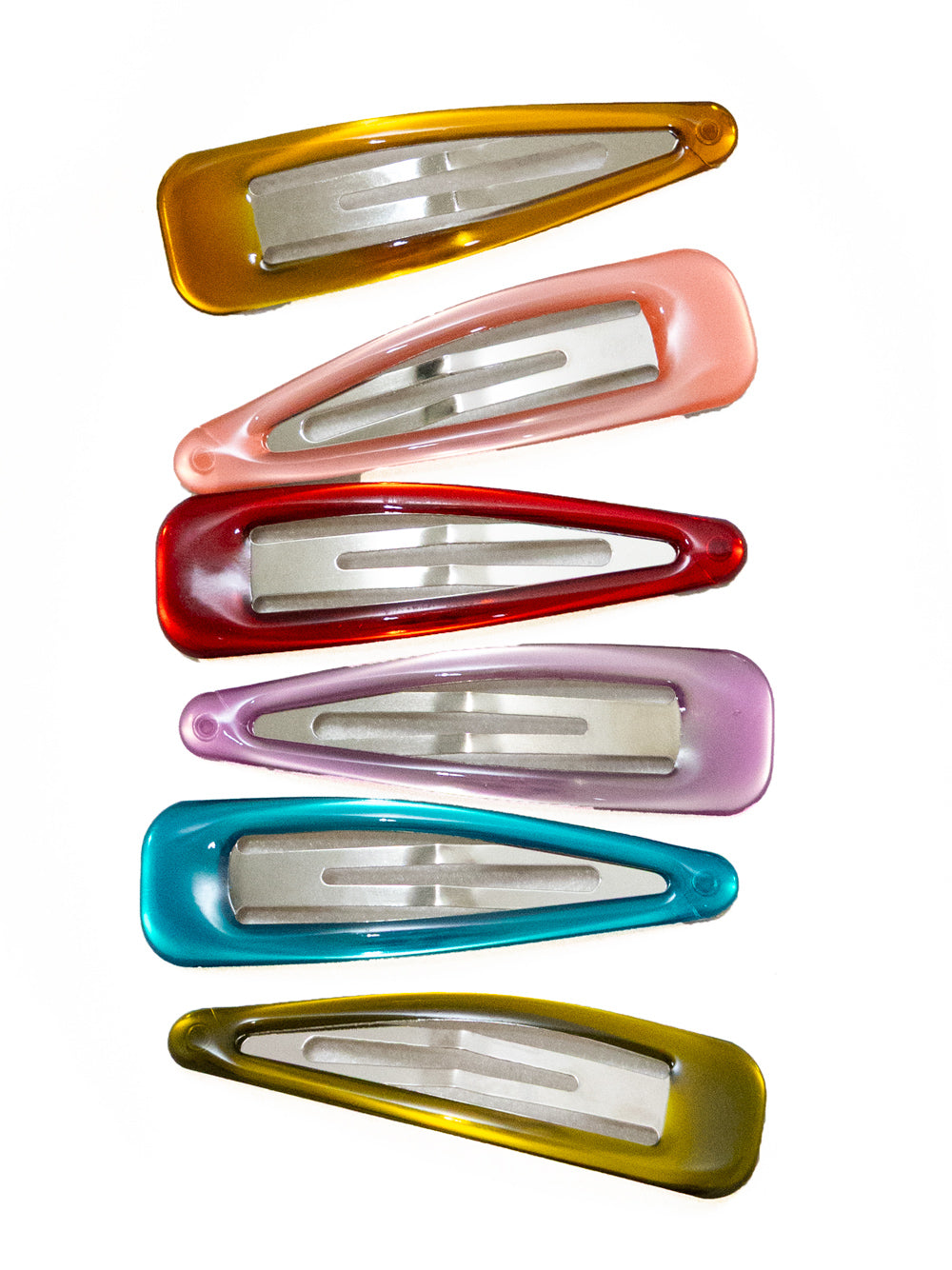 Jelly Hair Snap Clips