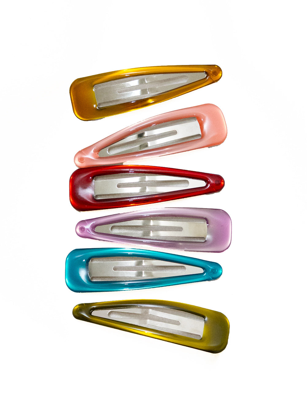 Jelly Hair Snap Clips