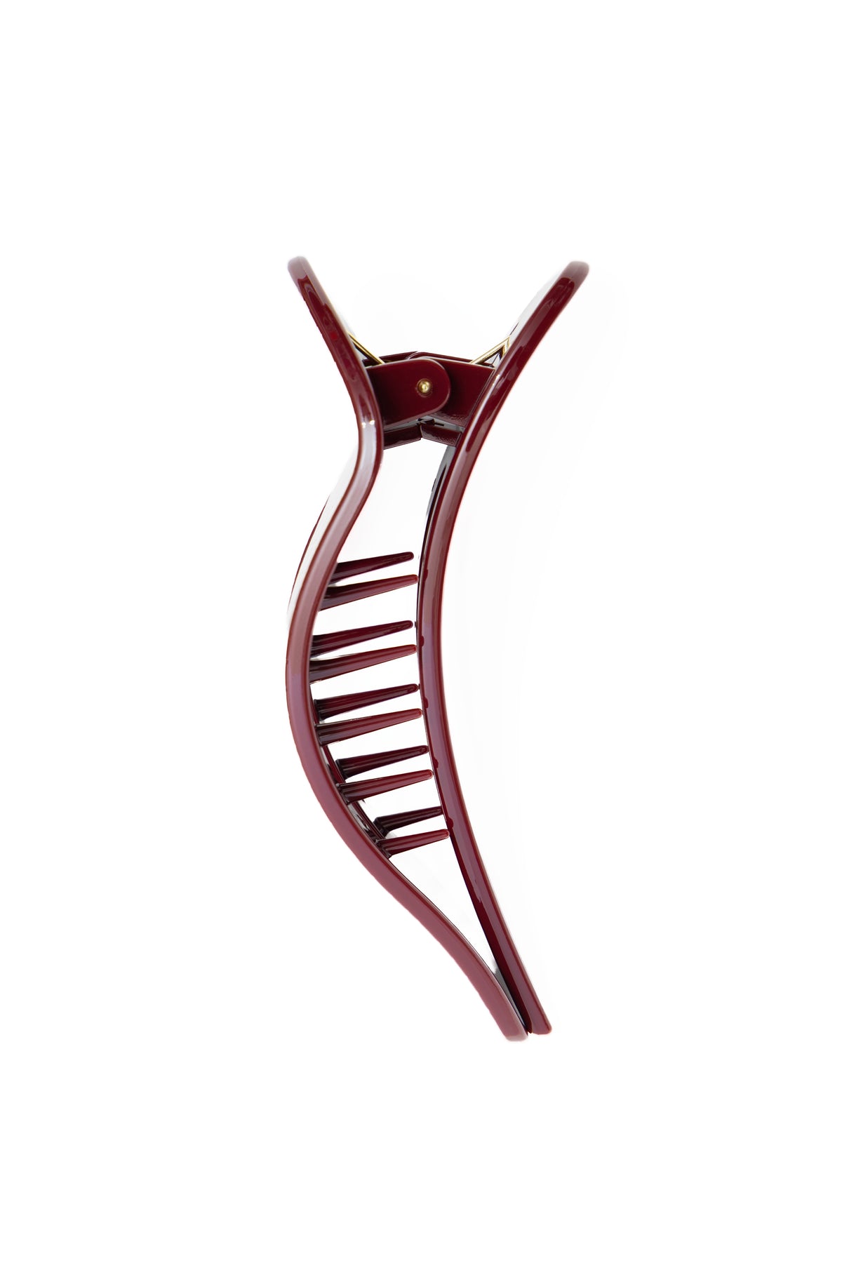 Crocodile Flat Claw Clip - Cherry