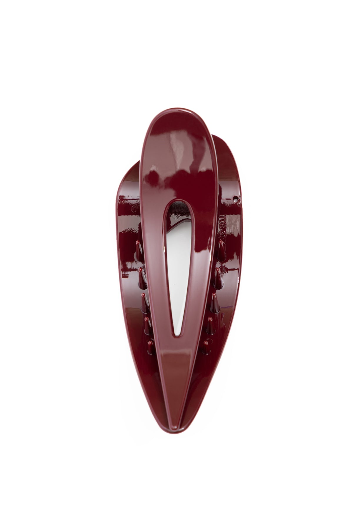 Crocodile Flat Claw Clip - Cherry