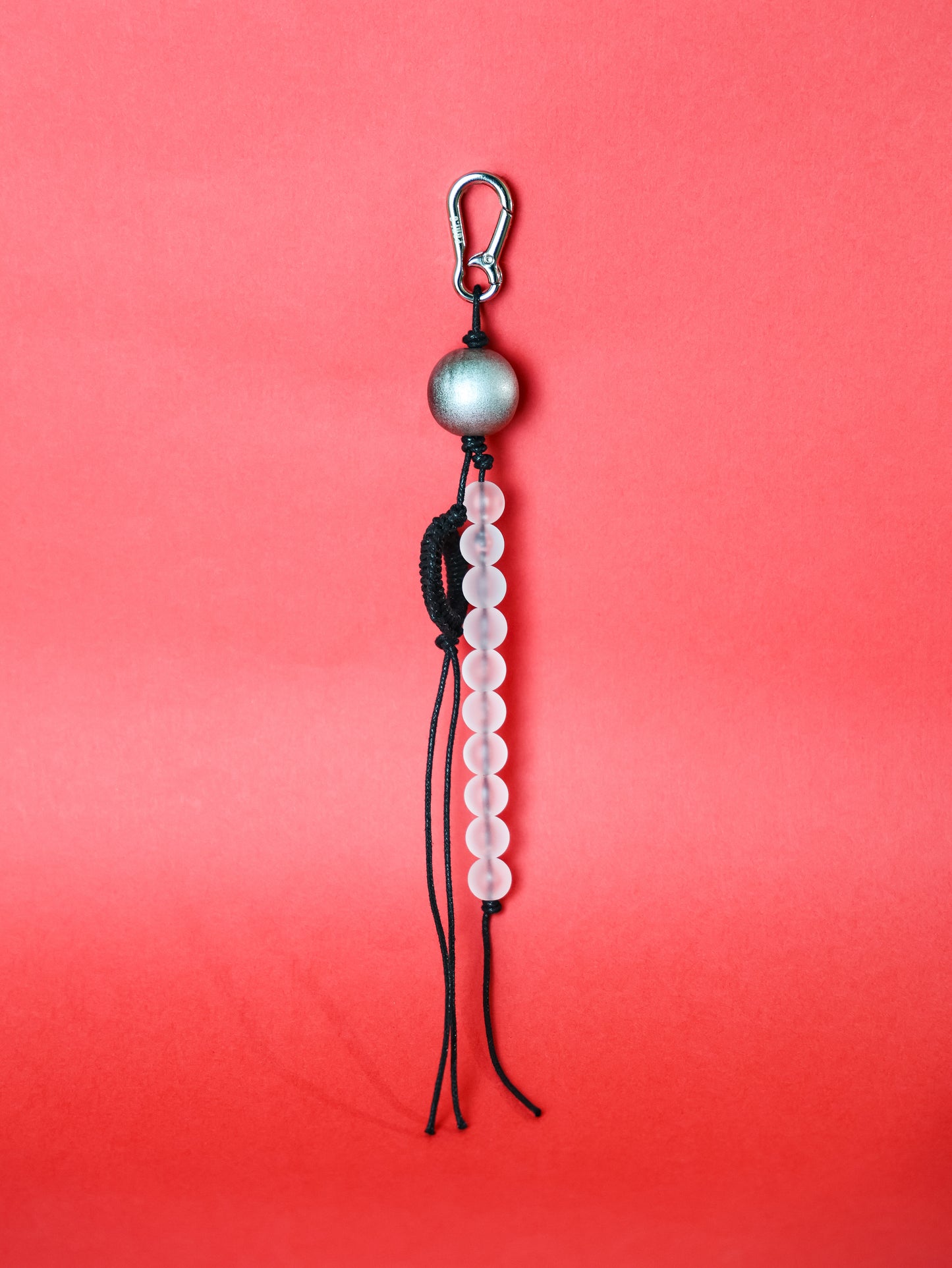 Clear ball charm