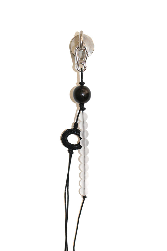 Clear ball charm