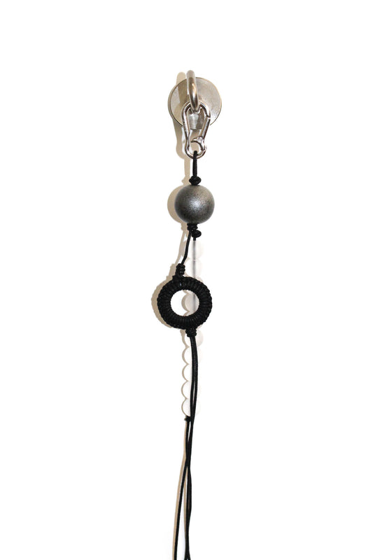 Clear ball charm