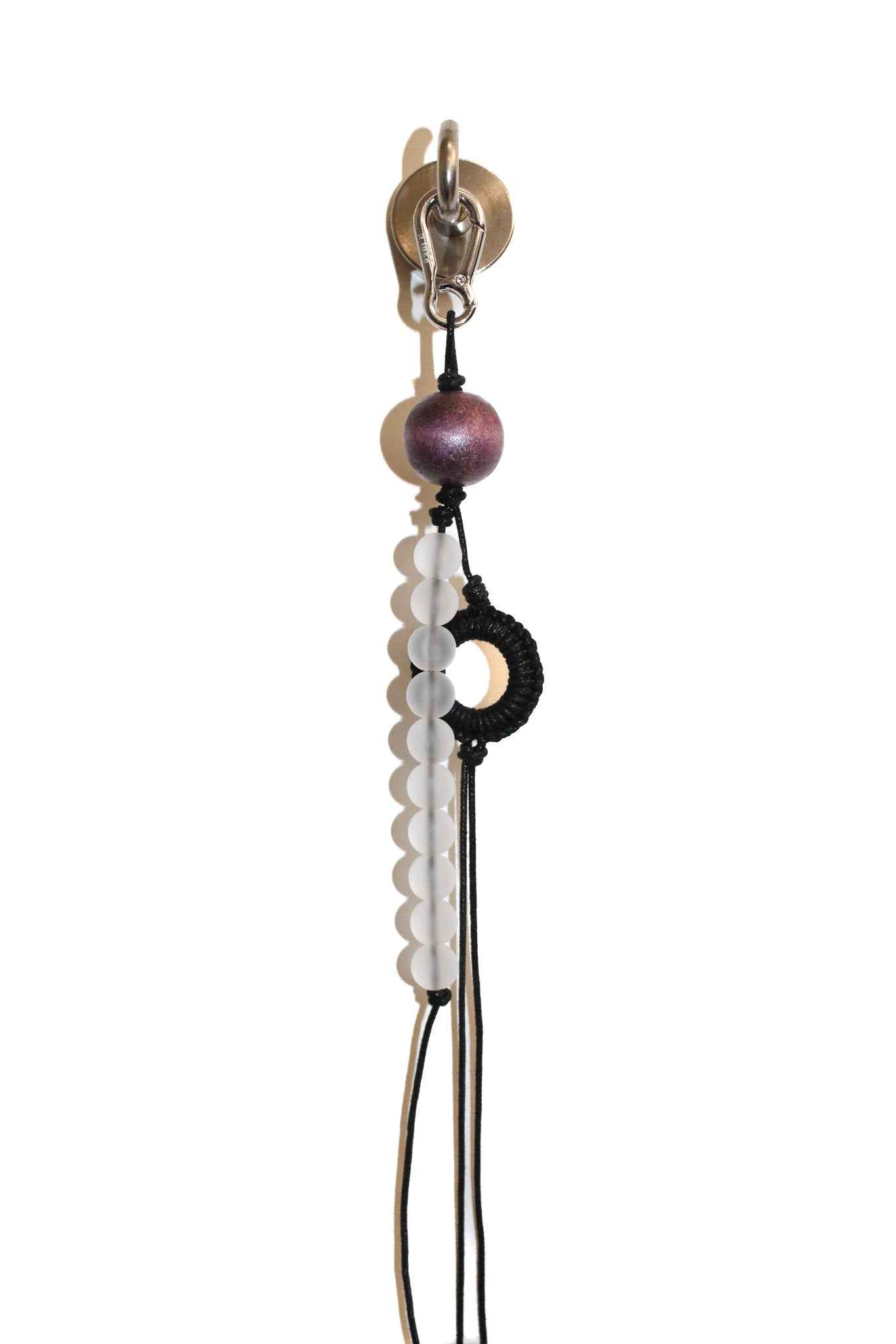 Clear ball charm