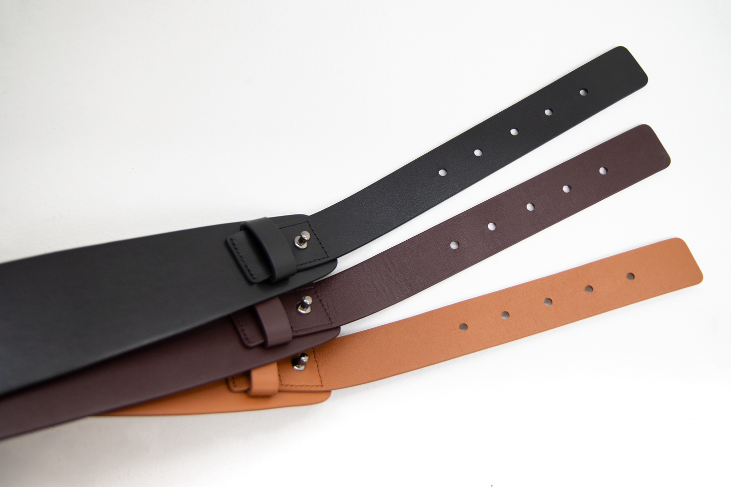 파니오 가죽벨트 - 블랙