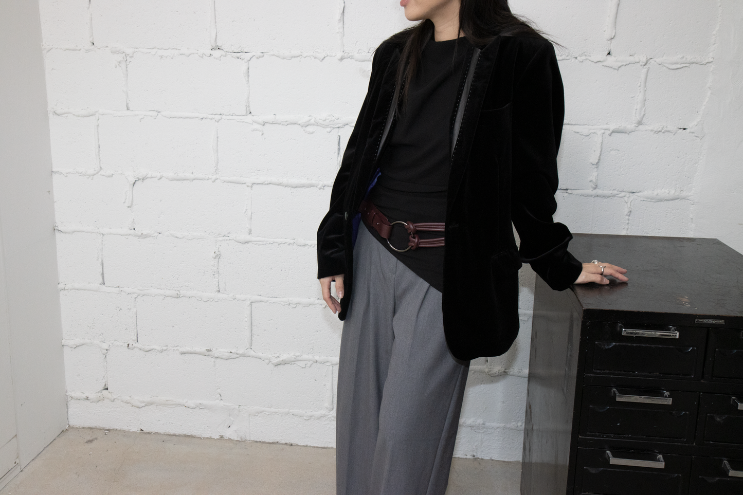 Pani.O 革ベルト - ワインブラウン