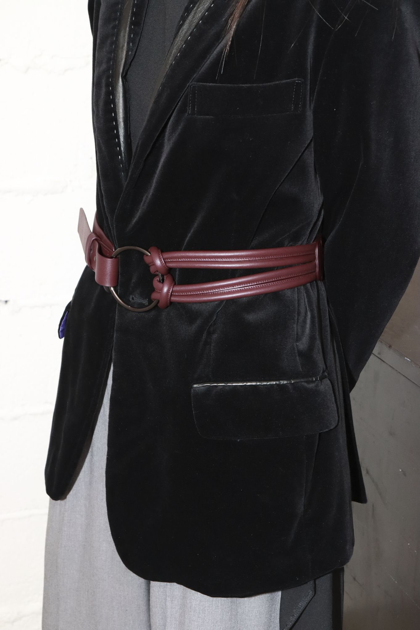 Pani.O 革ベルト - ワインブラウン