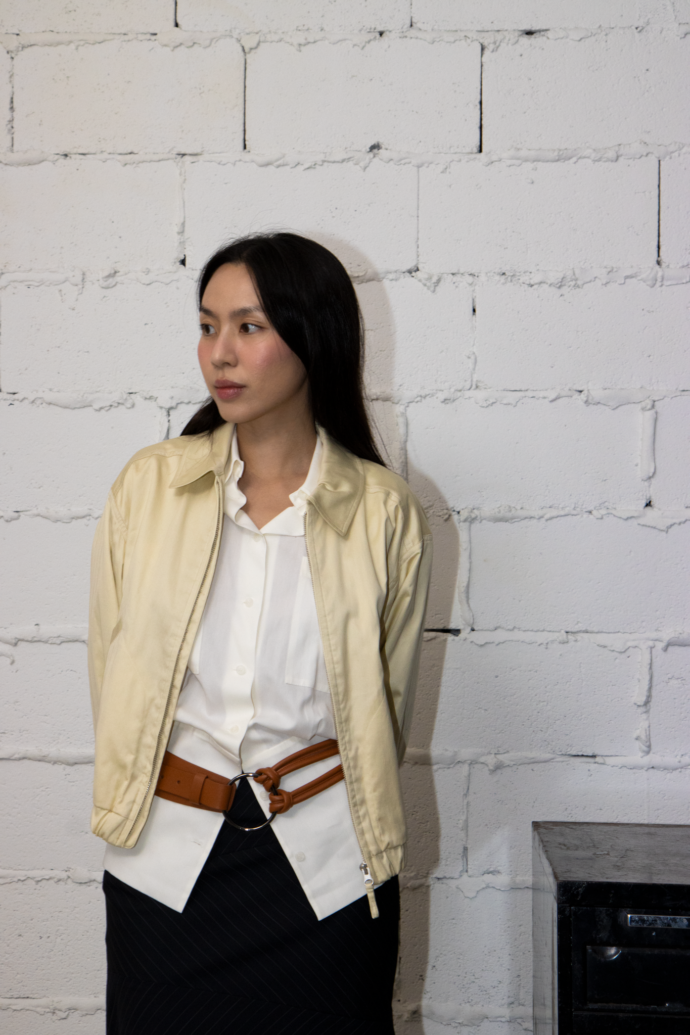 파니오 가죽벨트 - 코냑