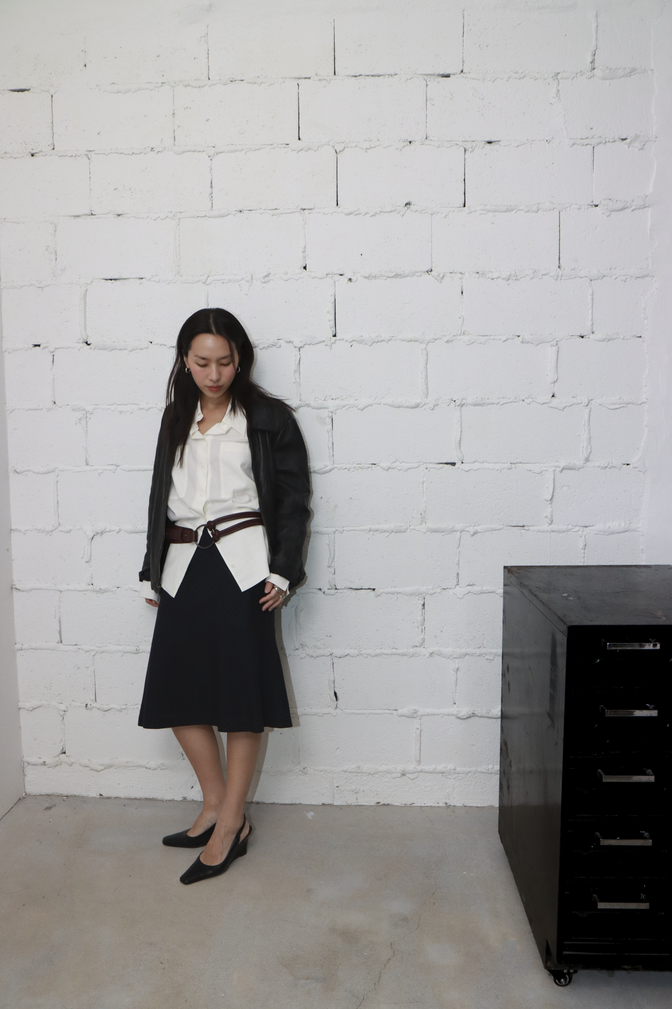 Pani.O 革ベルト - ワインブラウン