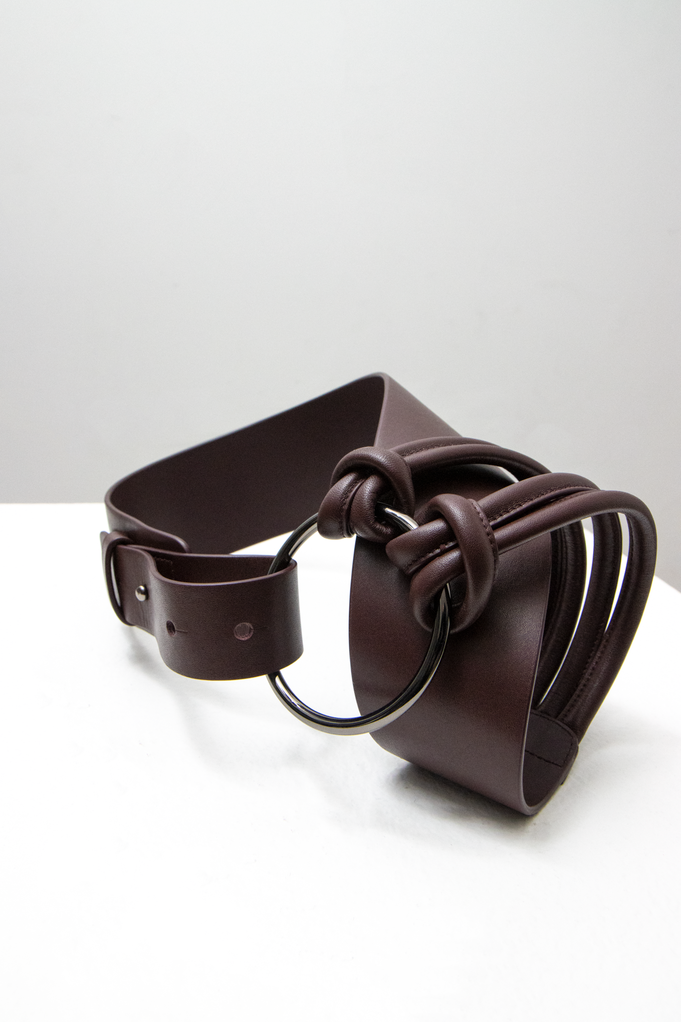 Pani.O 革ベルト - ワインブラウン