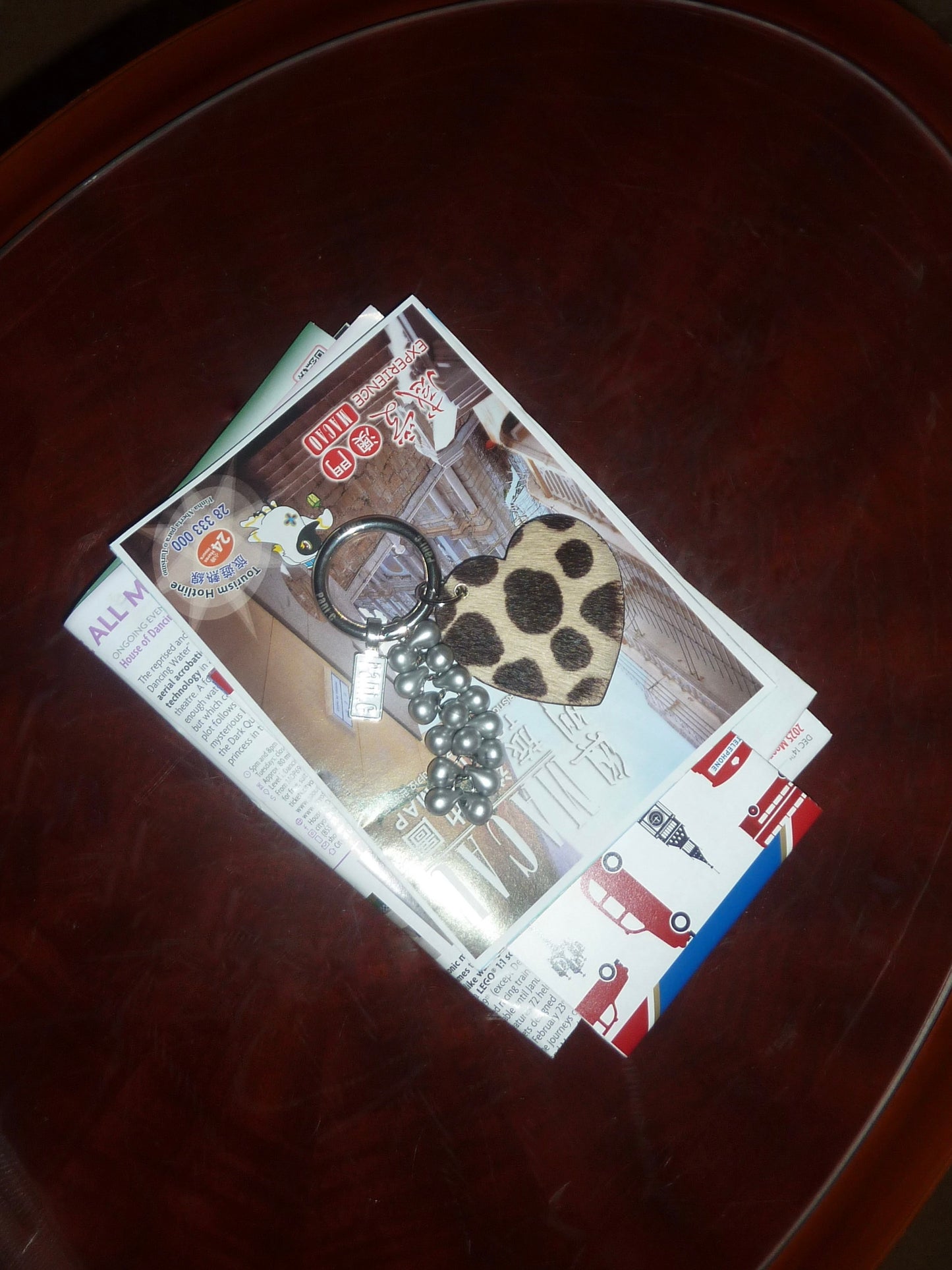 Dalmatian heart charm