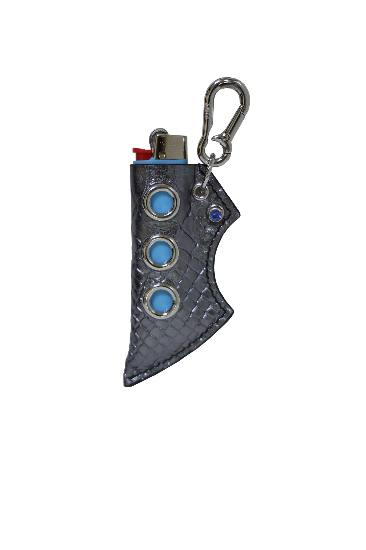 Essential Lighter holder with stone - Metal Black