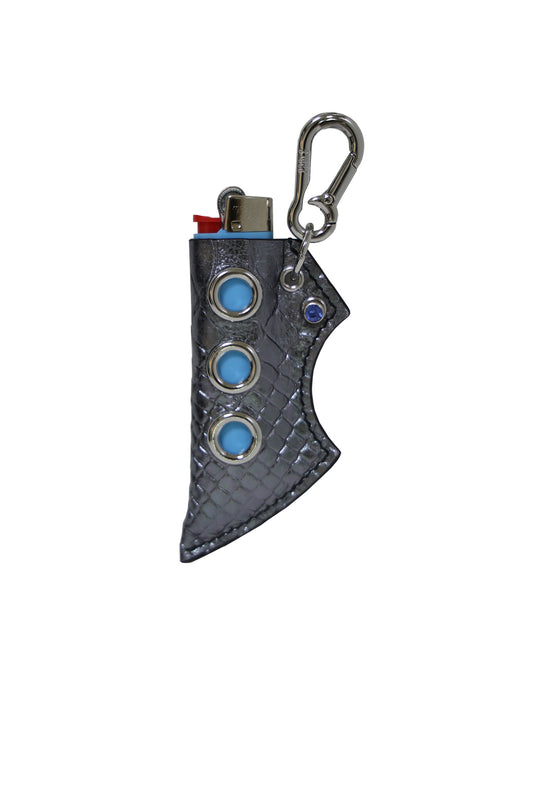 Essential Lighter holder with stone - Metal Black