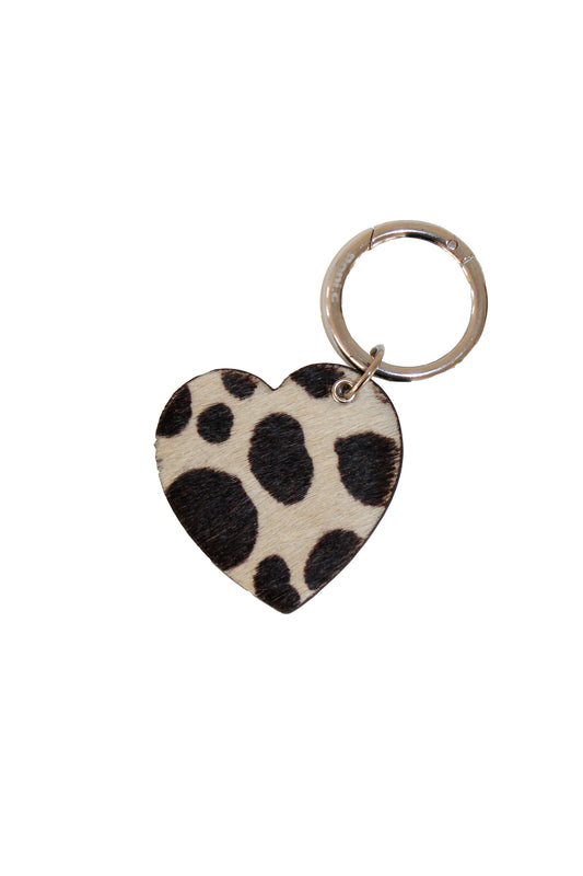 Dalmatian heart charm