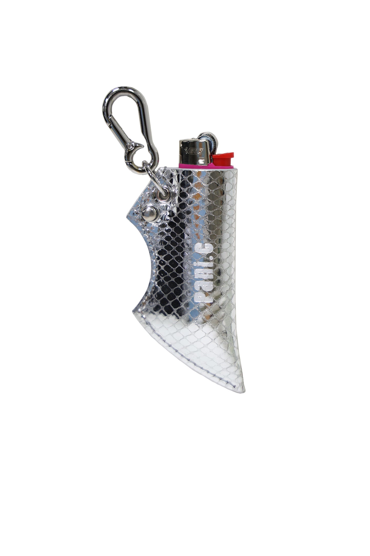Essential Lighter holder with stone - Silver