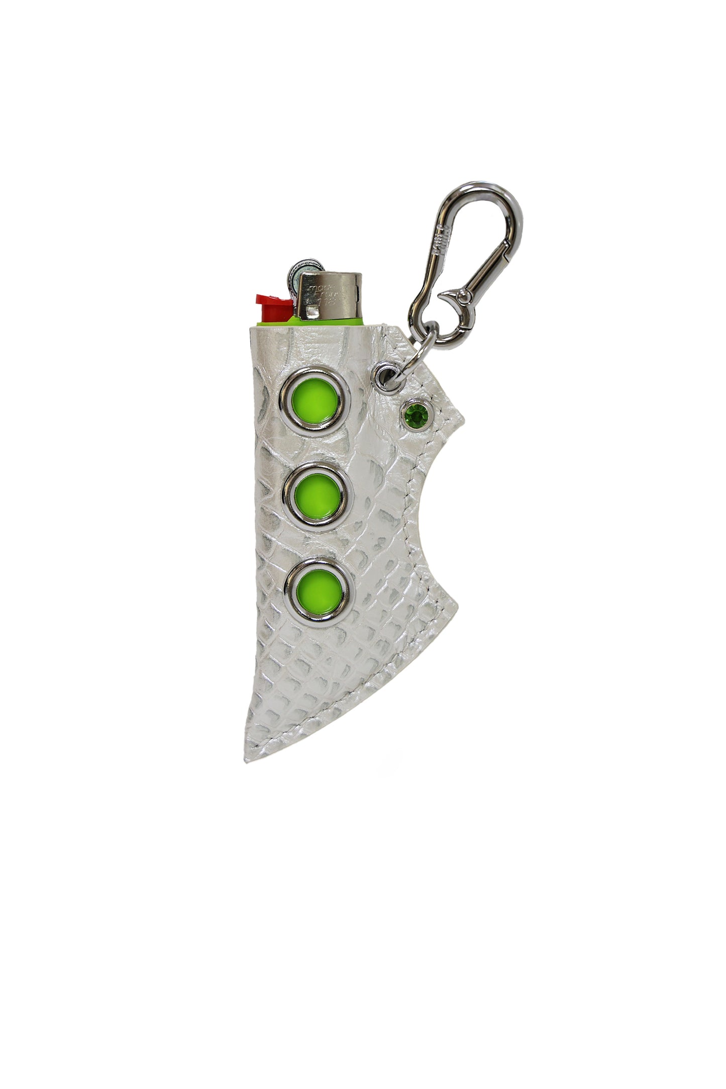 Essential Lighter holder with stone - Metal White